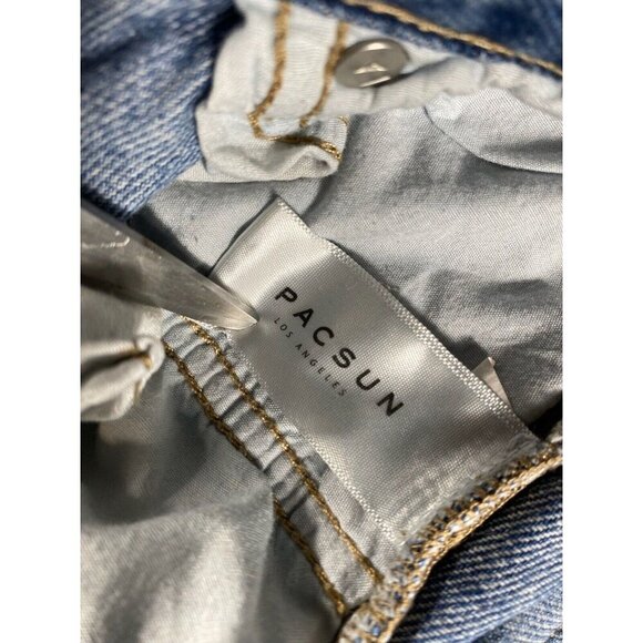 PacSun Mom Jeans - Distressed High Rise - Size 26 - Picture 8 of 13